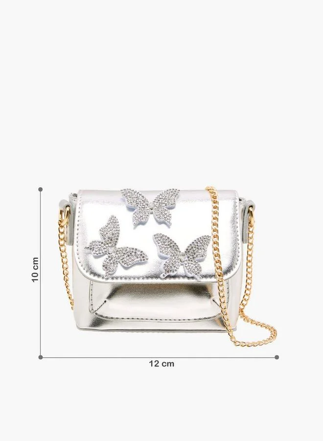 فلورا بيلا من شو إكسبرس Flora Bella Crossbody Bag With Butterfly Embellishment Ramadan Collections